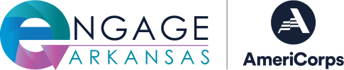 Engage Arkansas and AmeriCorps logos side by side